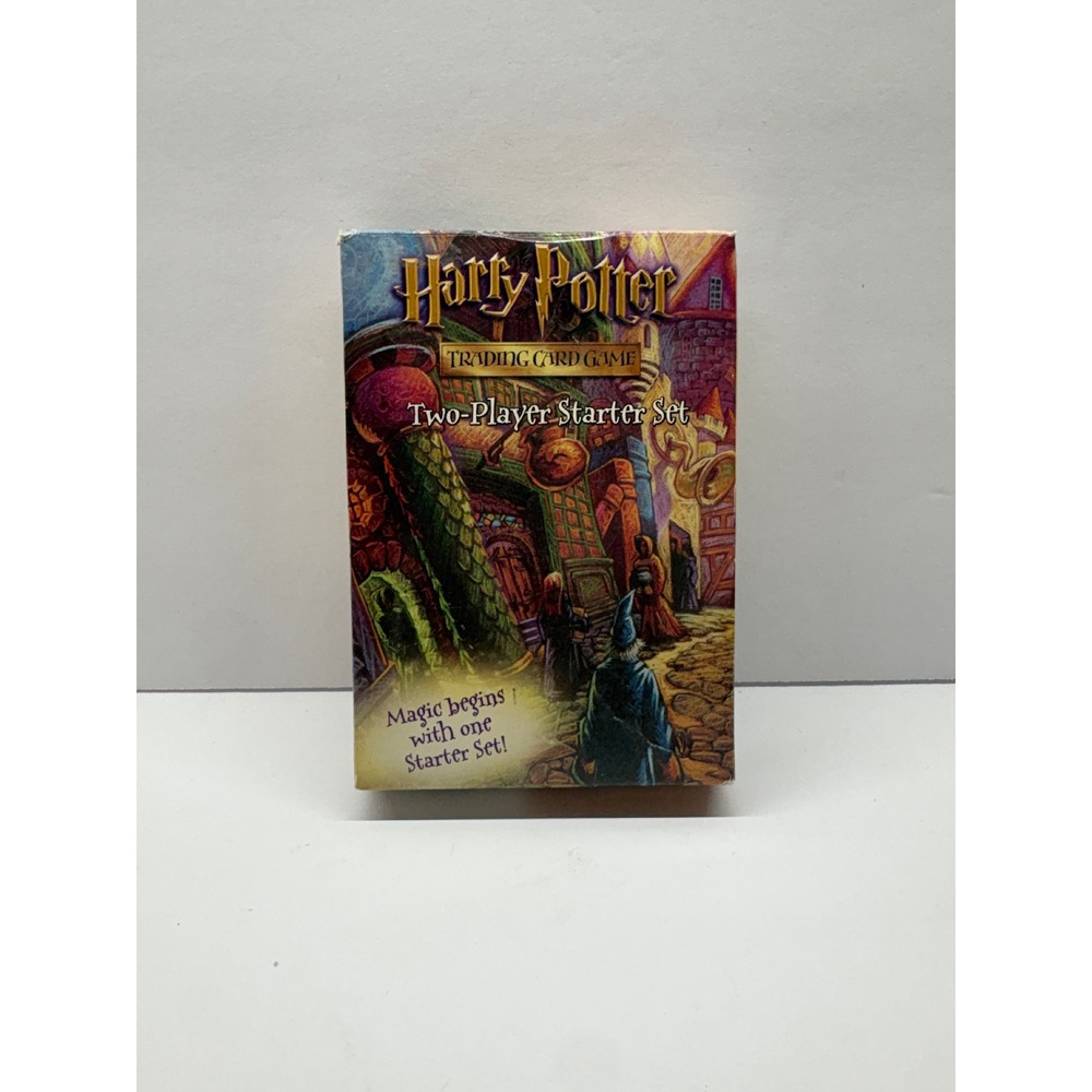 Harry Potter TCG Two-Player Starter Set 2001 Wizards of the Coast Complete Box